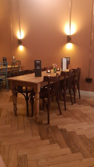 Interior at Boss Stop Restaurant in Dublin