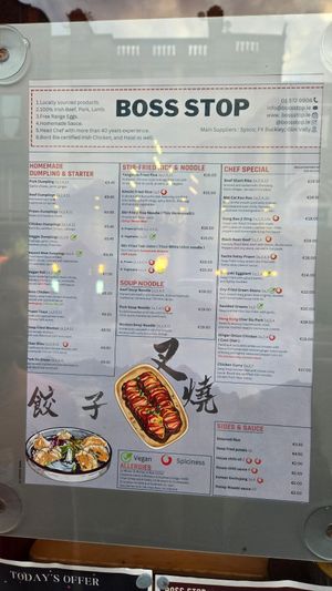  at Boss Stop Restaurant in Dublin