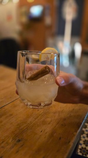 Yuzu sake at Boss Stop Restaurant in Dublin