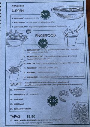 Vorspeisen  at Veganam in Leipzig