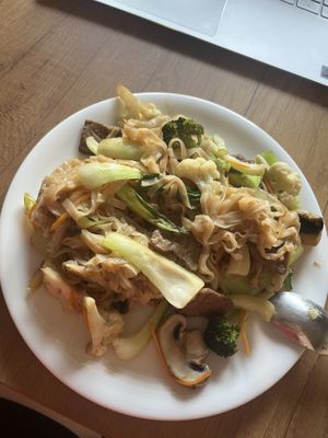 To Go abgeholt  at Veganam in Leipzig