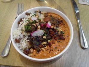 Mafé vegan at Eccwôd in Epinal