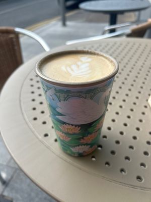 Almond caramel latte   at The Foxy Bean in Tullamore