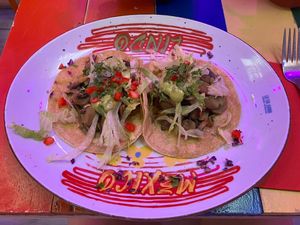 Mushroom tacos  at La Tía Juana  in Malaga
