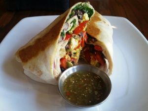 Tex Mex Tofu Wrap at The Angry Baker - Olde Towne East in Columbus