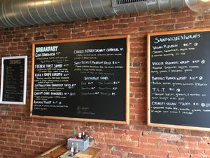 Menu 1 at The Angry Baker - Olde Towne East in Columbus