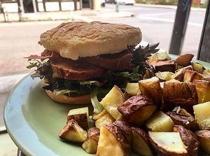 sandwich and taters at The Angry Baker - Olde Towne East in Columbus