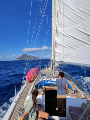 Sail ahoy! at Eco Sailors in Lipari