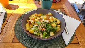 Yum! at Eco Sailors in Lipari