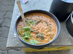 Vegan chickpea stew  at Onyx Boulderspot Café in Leipzig
