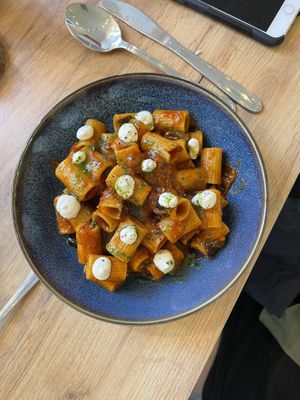Pasta entree  at Le Rouge-gorge Restaurant in Menton