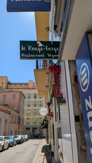  at Le Rouge-gorge Restaurant in Menton