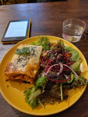 Gluten free lasagne at Nomi the Karakal in Malmo