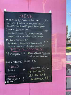 Menu  at No Ragrets  - Vegan Scratch Kitchen in Wichita