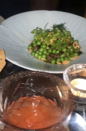 Braised peas   at Tulum  in Balaclava