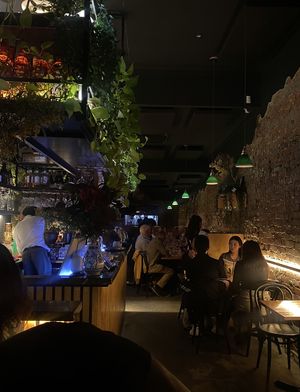 Atmosphere on a Saturday night    at Tulum  in Balaclava