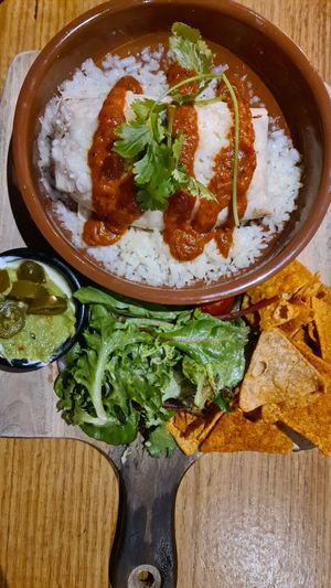 Vegan burrito at Cornish Arms in Brunswick