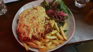 Vegan Parma at Cornish Arms in Brunswick