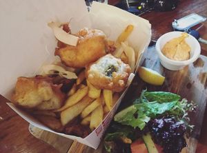 'Fishermans basket' at Cornish Arms in Brunswick