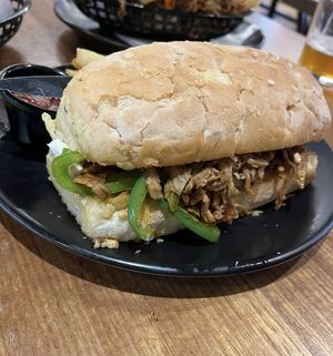 Philly cheese steak   at Cornish Arms in Brunswick