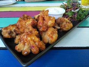 Fried cauliflower at Cornish Arms in Brunswick