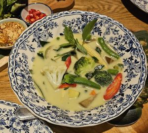 Green curry at THE HOUSE by Ginger in Chiang Mai