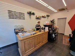 Interior / counter at KoekenBoer in Berchem