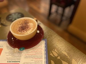 Soya decaf cappuccino - Muro Lounge, Hexham  at Muro Lounge in Hexham