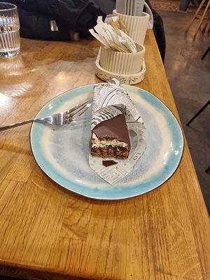 Snickers. No caramel, but with PB at MOLTTO GRILL&WINE in Riga