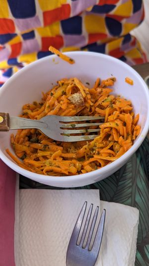 Carrot salad at Wonderfood by Dé in Marigot