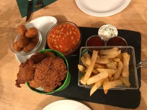 KFC bucket for 2 at Samphire Brasserie in Plymouth
