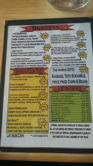 menu 2 - November 2017 at Samphire Brasserie in Plymouth