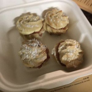 Viennese whirls  at Samphire Brasserie in Plymouth