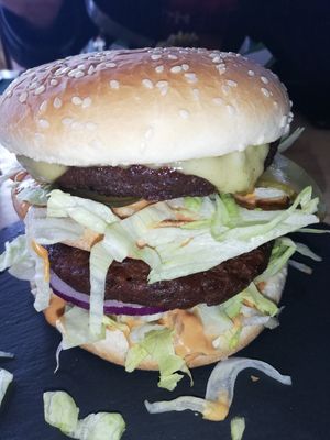 It was great 🍔💕 at Samphire Brasserie in Plymouth