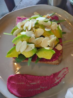 Avo hummus toast 👍🏽😋 at Fika Cafe in Hoi An