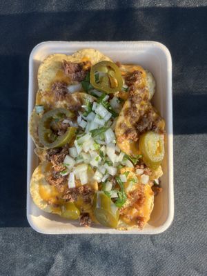 Loaded nachos  at Más Rico  in Menifee