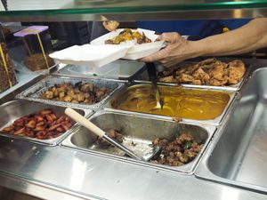 Mixed veggies rice available on weekdays at Origanics - 启点 - Sengkang Grand Mall in Northeast Singapore