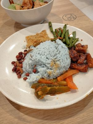 Nasi Lemak $5.5 at Origanics - 启点 - Sengkang Grand Mall in Northeast Singapore