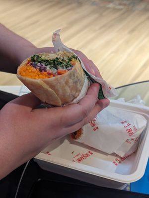 Katsu chicken wrap at V Street - Emsphere in Bangkok