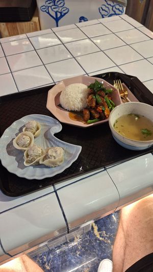 Mushroom dumplings at V Street - Emsphere in Bangkok