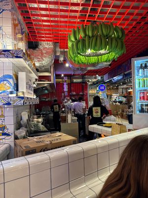 You can see what they cook  at V Street - Emsphere in Bangkok