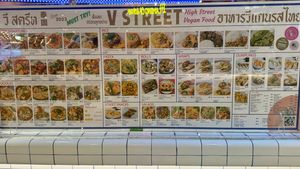 Menu  at V Street - Emsphere in Bangkok
