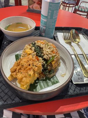 drunken fried rice  at V Street - Emsphere in Bangkok