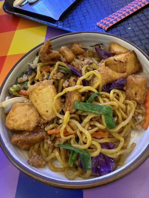 Yaki soba   at V Street - Emsphere in Bangkok