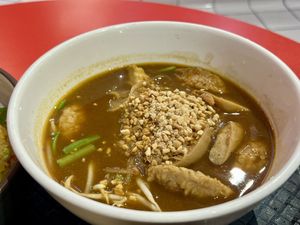 Boat noodles   at V Street - Emsphere in Bangkok