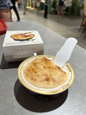Vegan Creme bruleé  at V Street - Emsphere in Bangkok