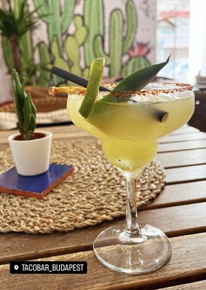 a  at TacoBar in Budapest