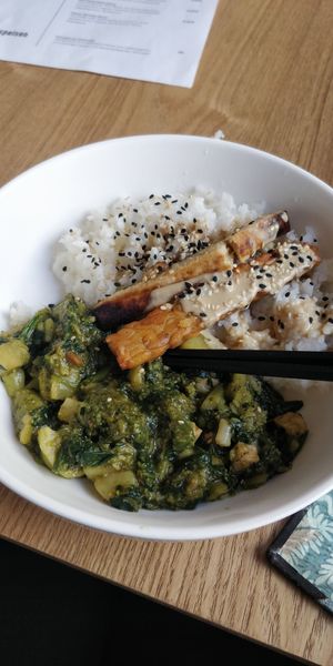 Japanese bowl at KRUT Bistro in Vienna