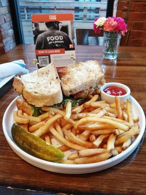 Don't let the size fool you, the sandwiches are like Lembas bread at Fire by Forge in Hartford