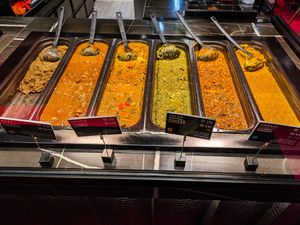 Food ready to serve at Chutney Indian Food at Chutney Indian Food in Berlin